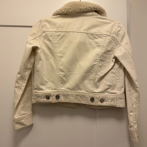 Current Elliot Cropped Jacket with Shearling Collar - Picture 2 of 3